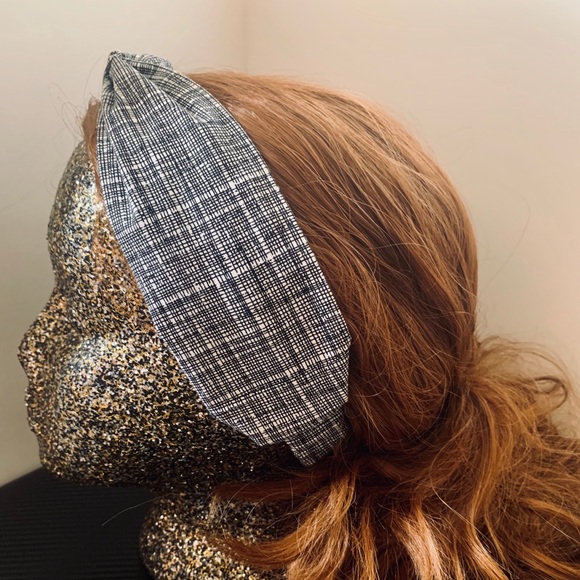 Crosshatch Pattern Turban Style Headband - Picture 5 of 7